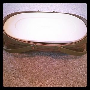 2008 Longaberger Harvest Oval Basket